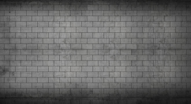 Ziegel Wand Grau Beton Mauer Hintergrund Textur