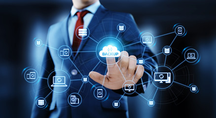 Backup Storage Data Internet Technology Business concept