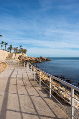 The mediterranean sea in Ametlla de mar, Costa daurada