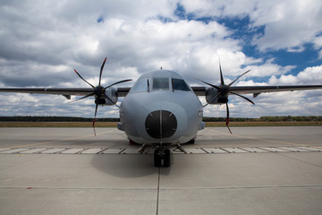 Military transport plane