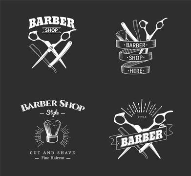 Barber shop labels