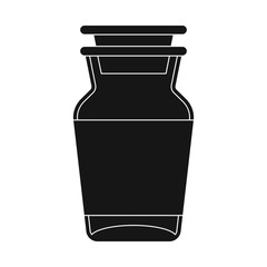 Vector design of treatment and wellness logo. Collection of treatment and pharmaceutical vector icon for stock.