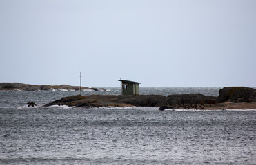 Hut at the sea