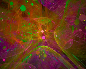 abstract fractal background, beautiful design, party