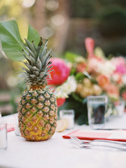 pineapple on table