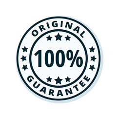 100% Original Guarantee label illustration
