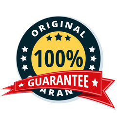 100% Original Guarantee label illustration