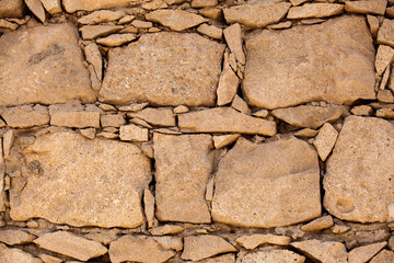 Pattern of the structure of a brick wall . Old wall European home