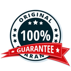 100% Original Guarantee label illustration