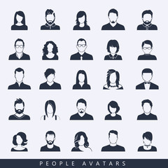 Simple avatar icons © lubashka