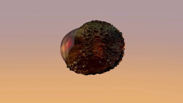 cancer cell absorbs healthy cell render 3d