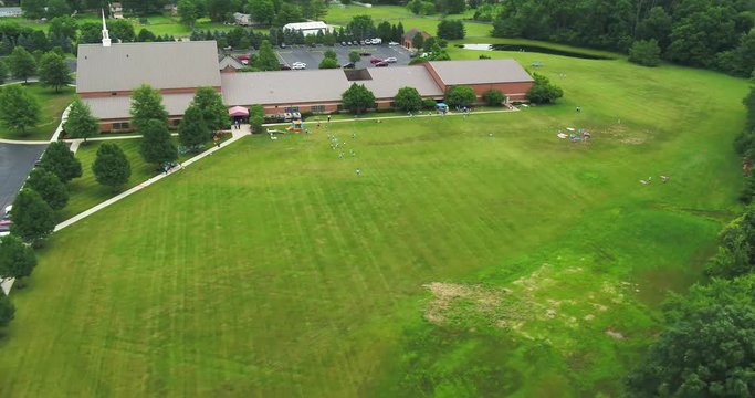 VBS games at a church