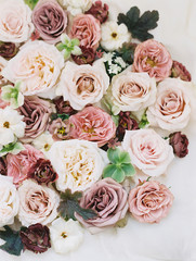 bouquet of pink roses