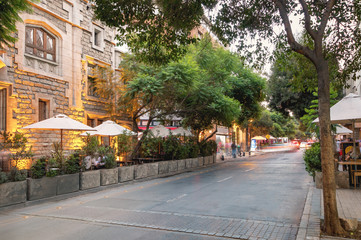 Fototapeta premium Lastarria neighborhood - Santiago, Chile