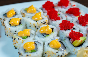 Sushi Roll most famous Japanese food