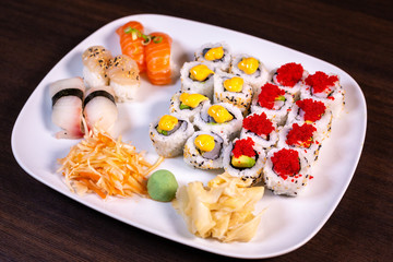 Sushi Roll most famous Japanese food