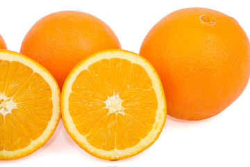 Whole and Half Oranges