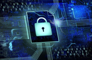 IT Security / Daten Backup Hintergrund