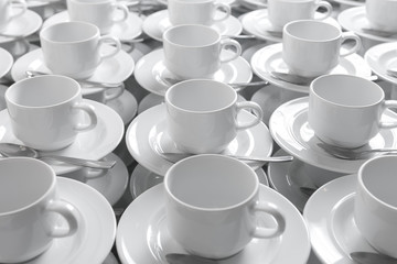 Range of coffee cups