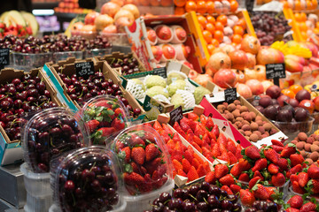 Barcelona market of the boqueria