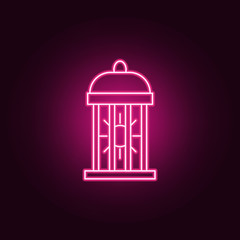 insect killer lamp icon. Elements of pest control and insect in neon style icons. Simple icon for websites, web design, mobile app, info graphics