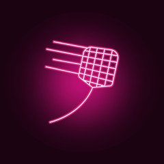 exterminator flapper icon. Elements of pest control and insect in neon style icons. Simple icon for websites, web design, mobile app, info graphics