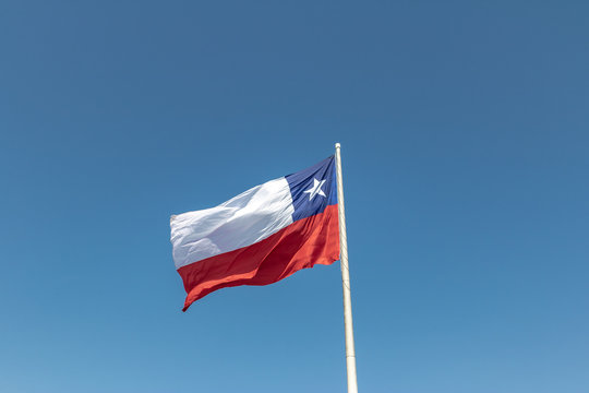 Chilean Flag - Santiago, Chile