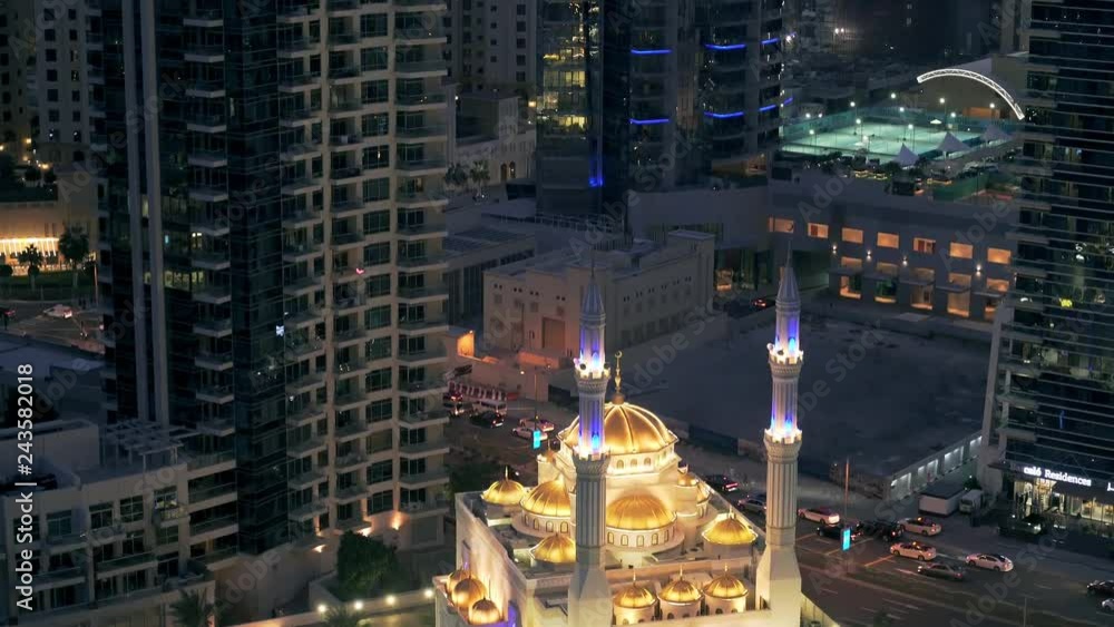 Poster Dubai Marina mosque