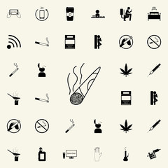 cigar icon. Bad habbits icons universal set for web and mobile