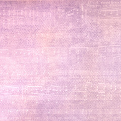 Fototapeta premium Musical Notation Pattern on the Pink Background