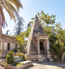 Egyptian style Tomb at Santiago Cemetery - Santiago, Chile