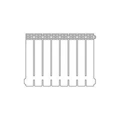 radiator icon. Element of cyber security for mobile concept and web apps icon. Thin line icon for website design and development, app development