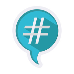 Fototapeta premium speech bubble with numeral isolated icon