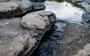 Natural hot springs at Chae Son National Park, Chiang Mai, Thailand