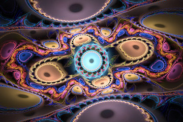 Fractal frequency space universe galaxy psychedelic music or for any other concept.