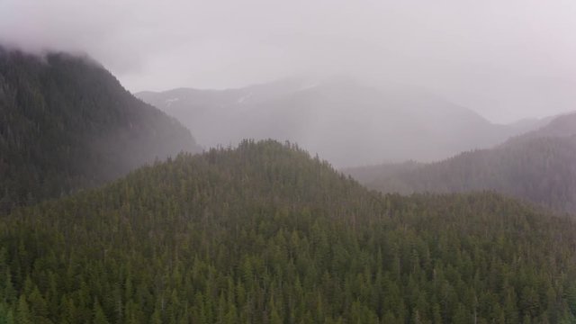Alaska circa-2018. Flying over inlets and islands along Alaska's coast.  Shot from helicopter with Cineflex gimbal and RED Epic-W camera.