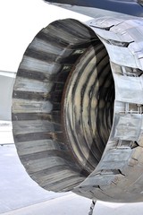 jet engine close up