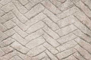Old gray concrete abstract floor  lines zigzag seamless patterns in horizontal for background