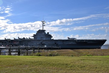 CV10 the air craft carrier Yorktown in Charleston South Carolina