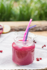 Fuzzy Drink Extract Vegetables and fruits with pomegranate, lemon and apple