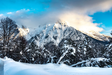 Obraz premium Berglandschaft im winter