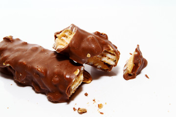 Chocolate background / Chocolate is a usually sweet, brown food preparation of roasted and ground cacao seeds