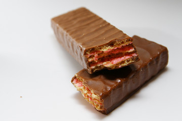 Chocolate background / Chocolate is a usually sweet, brown food preparation of roasted and ground cacao seeds