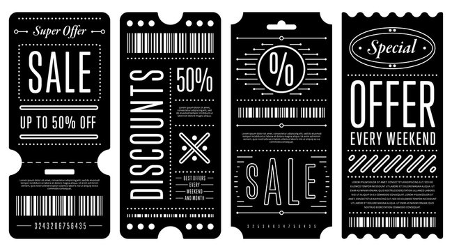 Black and online white store coupons