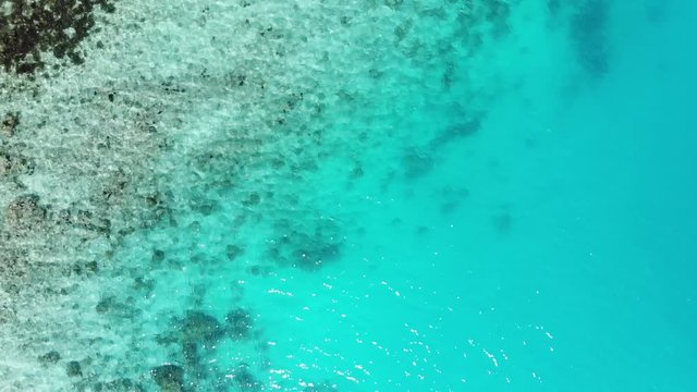 Aerial of shallow reef