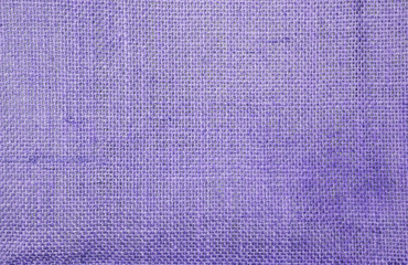 Purple hessian fabric texture background