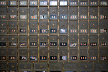 Po boxes numbered