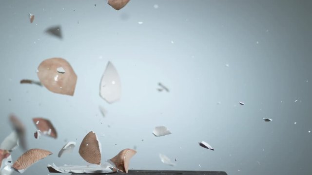 Cookie Jar shattering in super slow motion, shot with Phantom Flex 4K