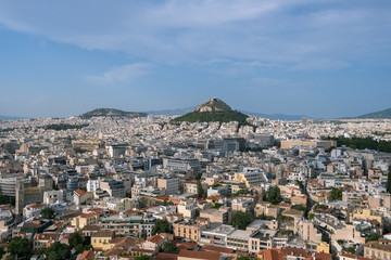 Athens city view from Acropole, Greece