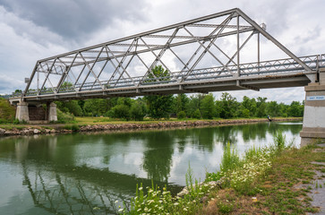 Fototapeta premium Erie Canal Locks in Lockport, NY